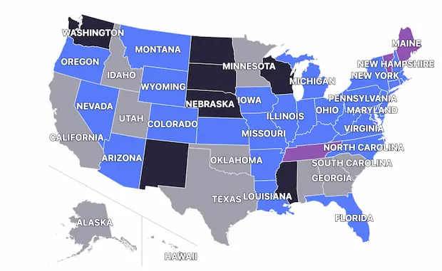 US States where betting apps are legal