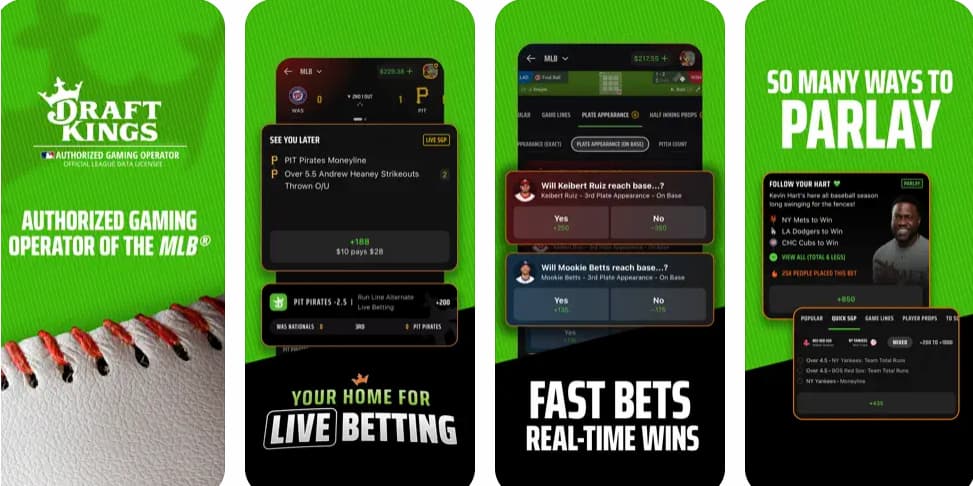 DraftKings App store app view