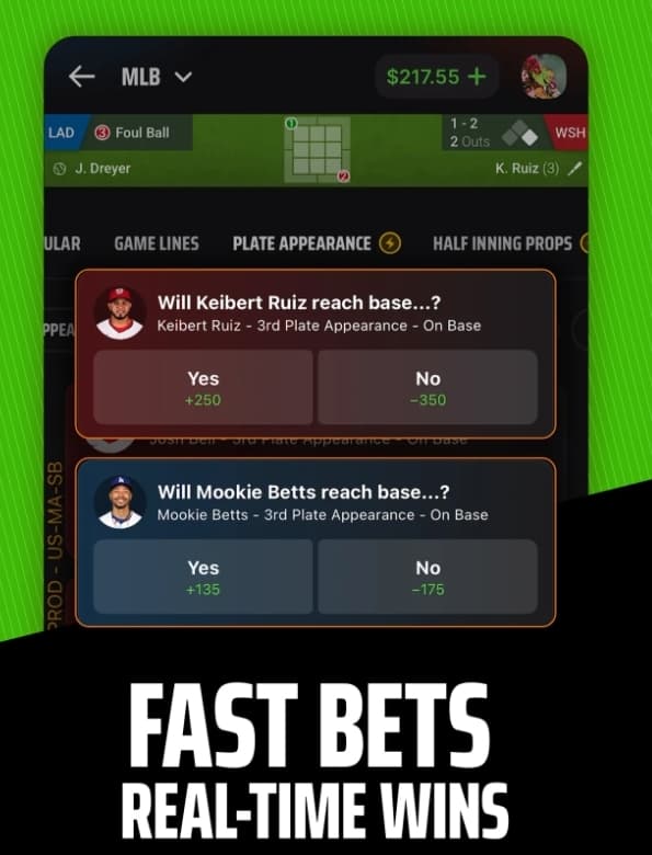 DraftKings bets