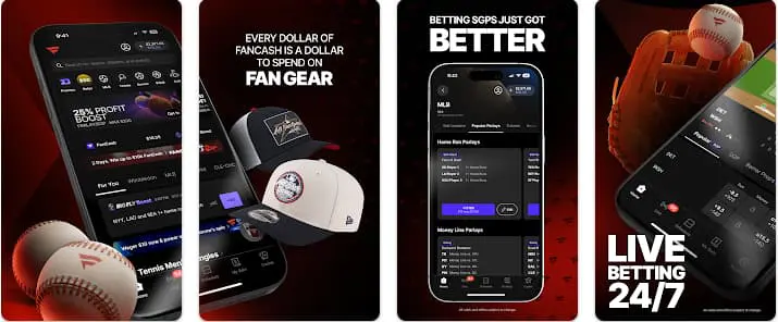 Fanatics App Store home page