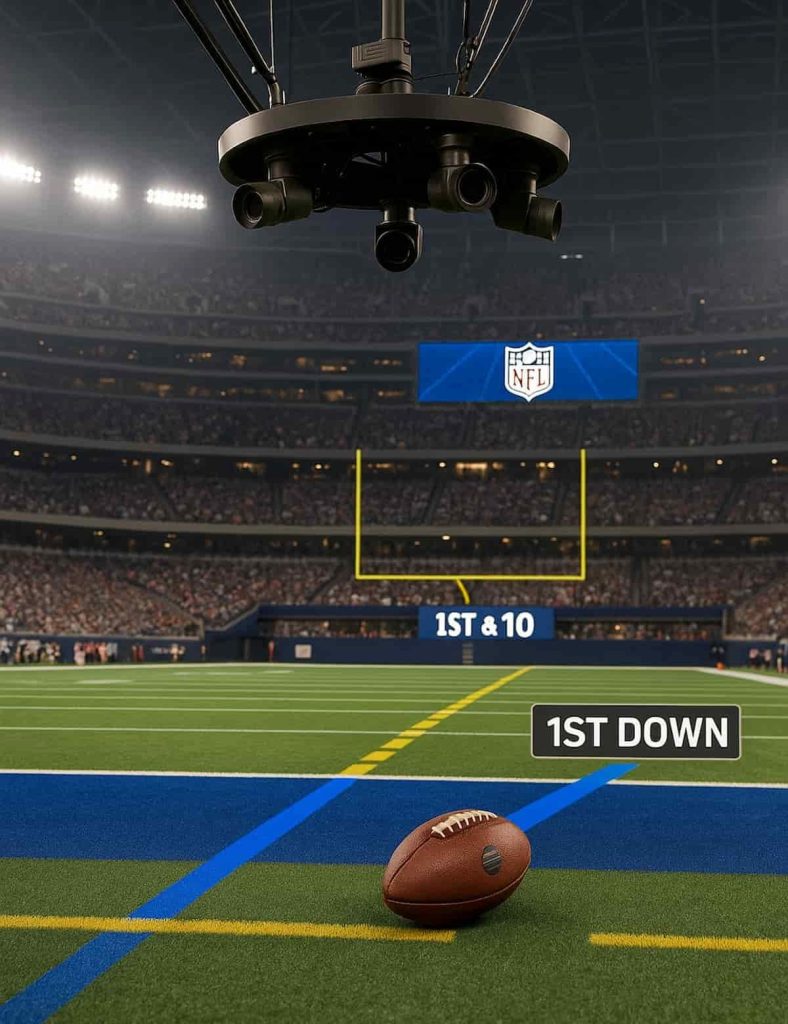 NFL Hawk-Eye in the court