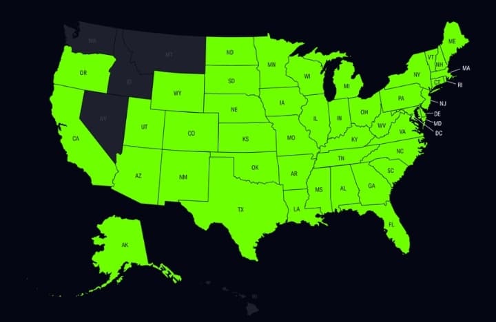 PrizePicks Available states
