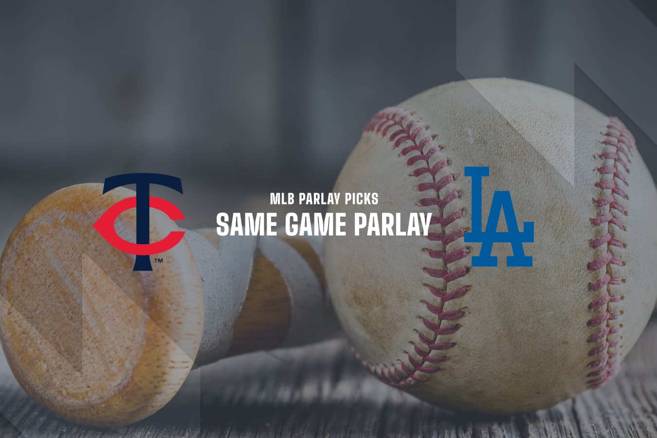MLB Same Game Parlay - MIN Twins @ LA Dodgers 07/22/2025