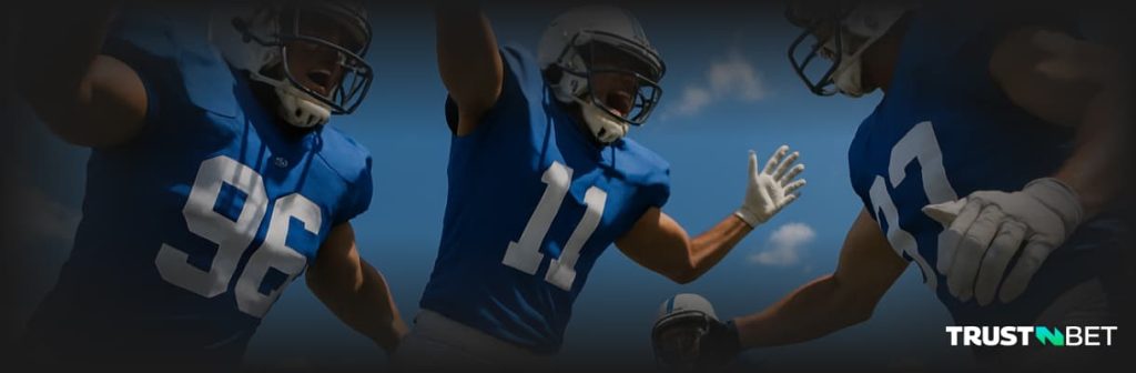 NFL Player celebrate
