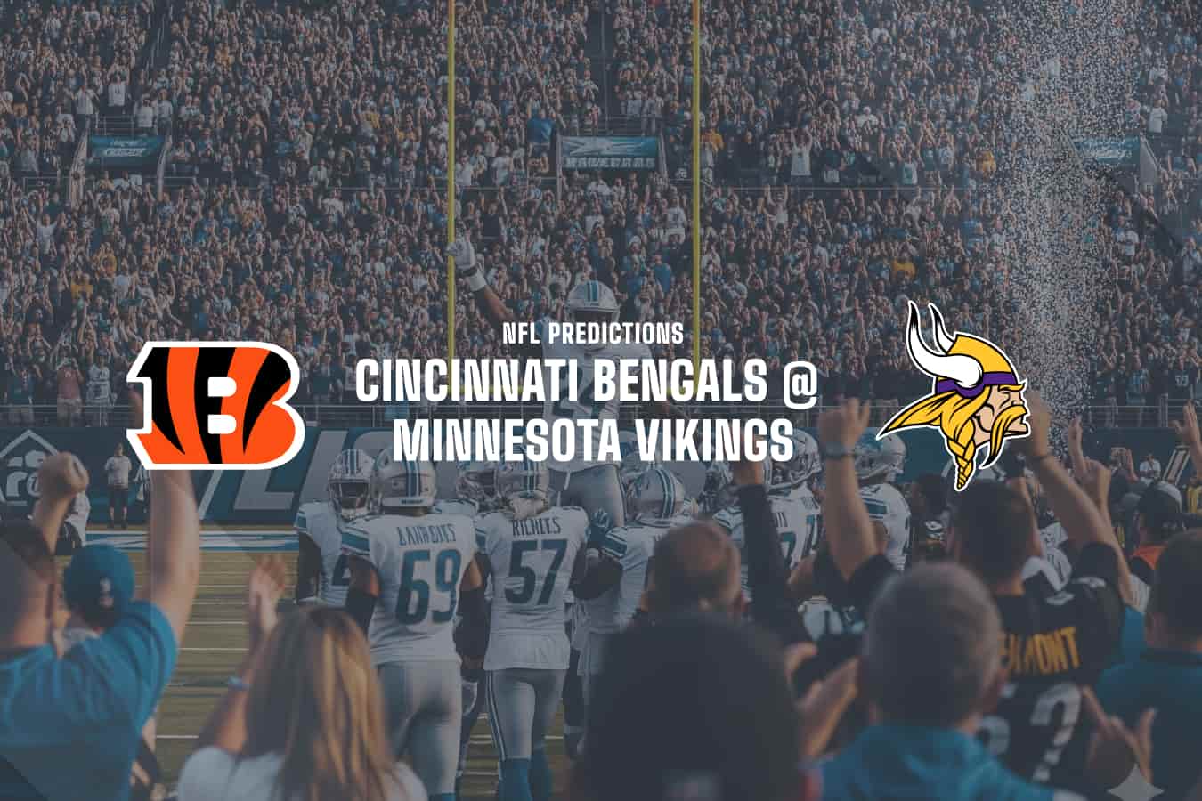CIN Bengals @ MIN Vikings betting predictions
