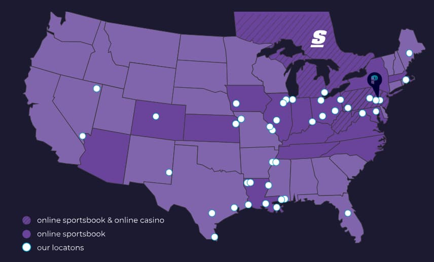 ESPN BET Legal Map