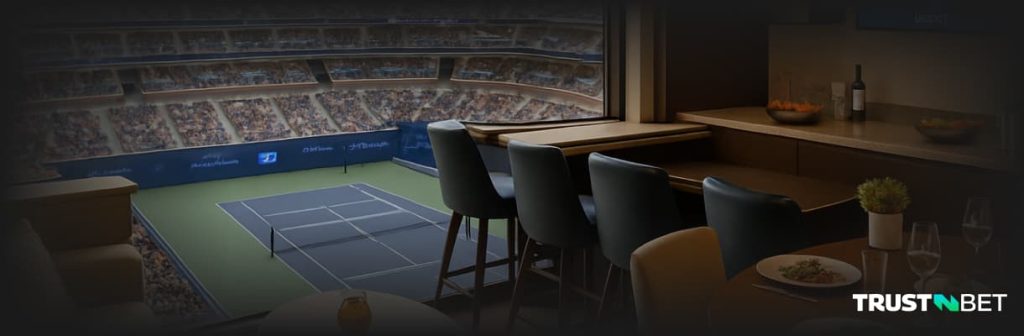 Luxury suite interior view