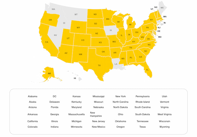 Underdog Fantasy Legal States Autumn 2025