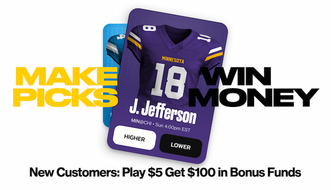 Underdog Fantasy Bonus play $5 get $100