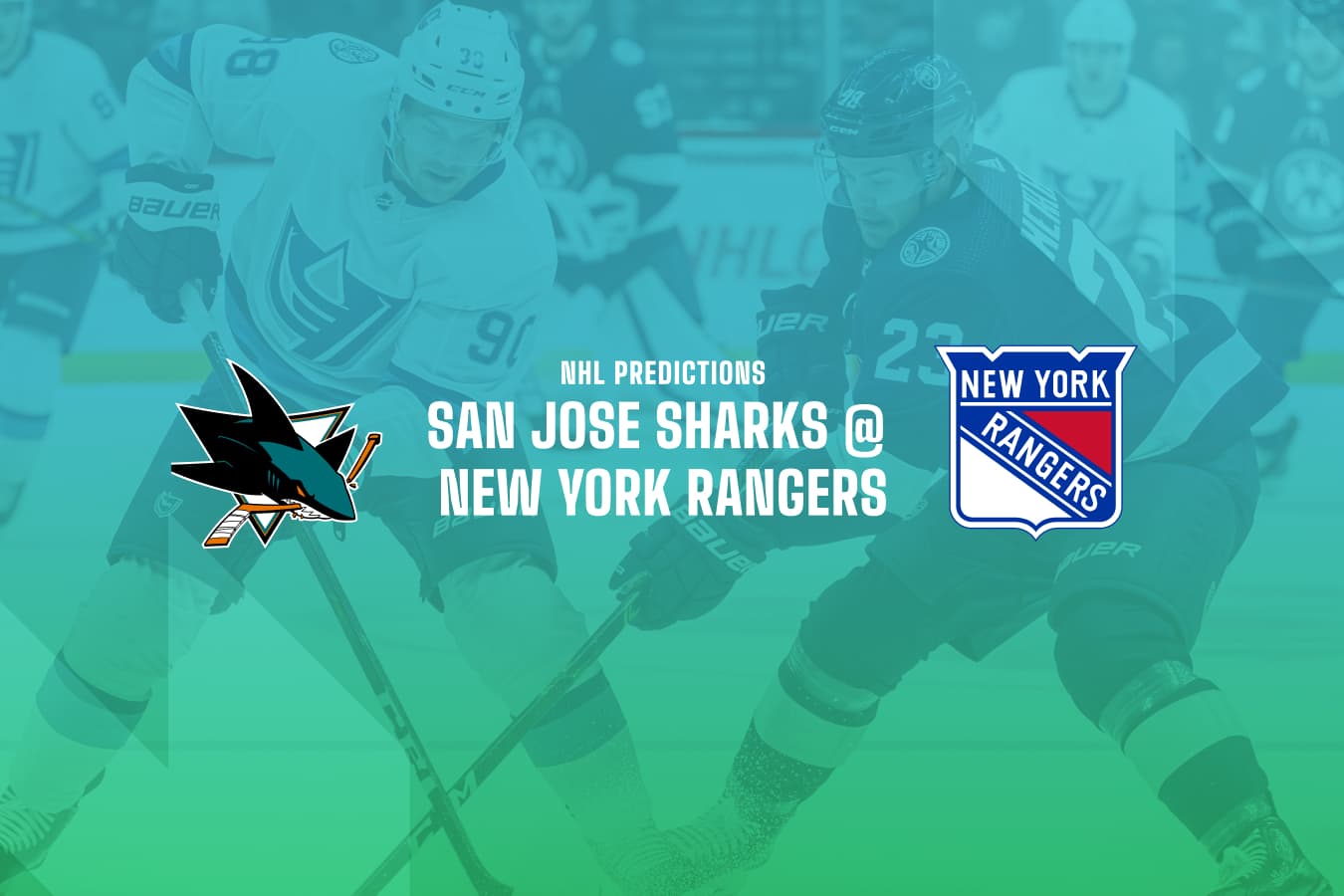 SJ Sharks @ NY Rangers NHL betting tips