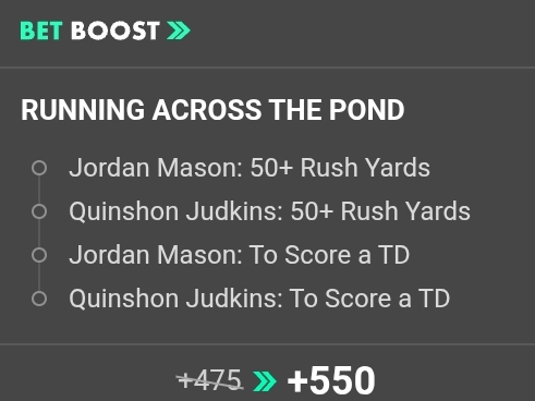 MIN Vikings @ CLE Browns NFL SGP