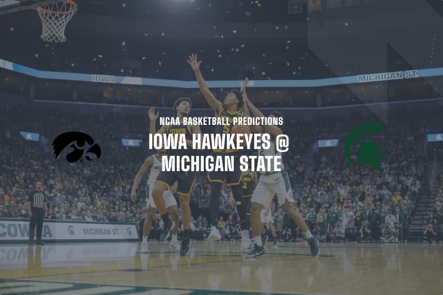 Iowa Hawkeyes @ Michigan State Spartans NCAAB 12/02/2025