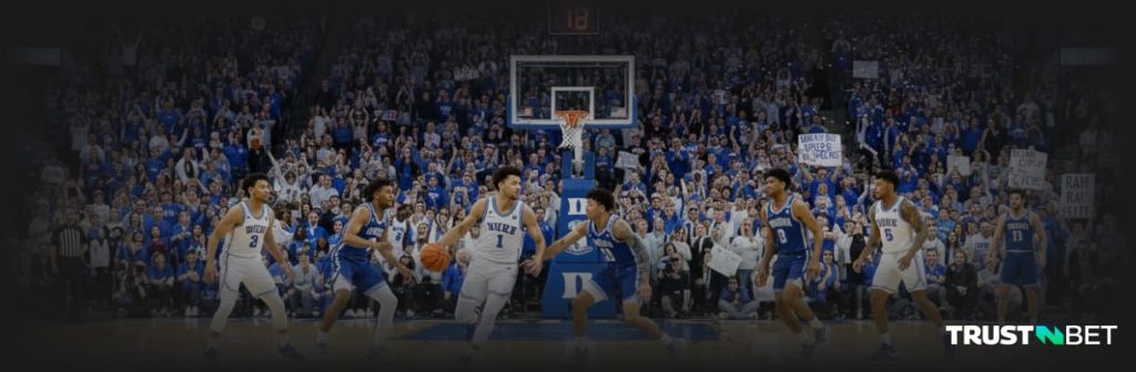 NCAAB players in action