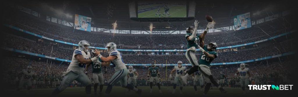 NFL Eagles in action