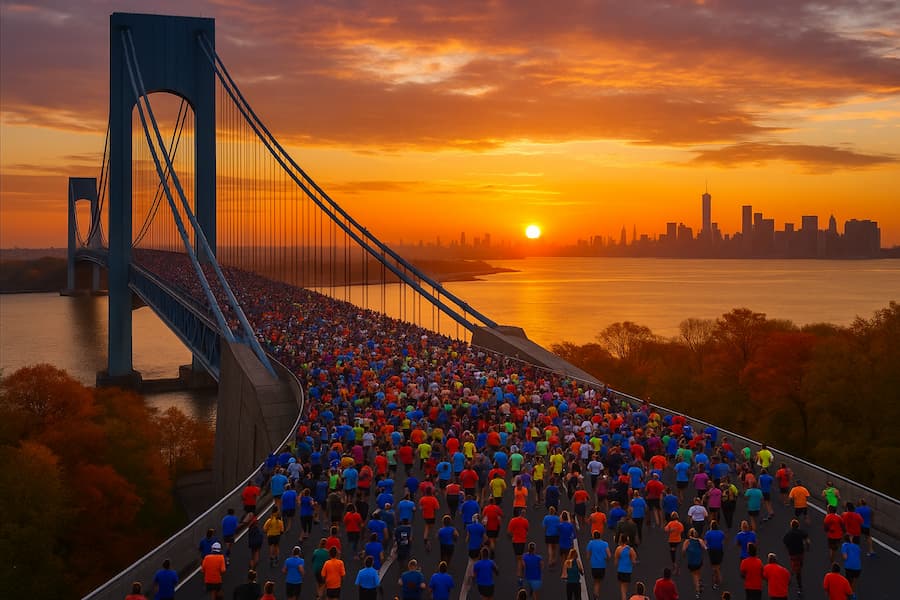 NYC Marathon 2025 Verrazzano Bridge