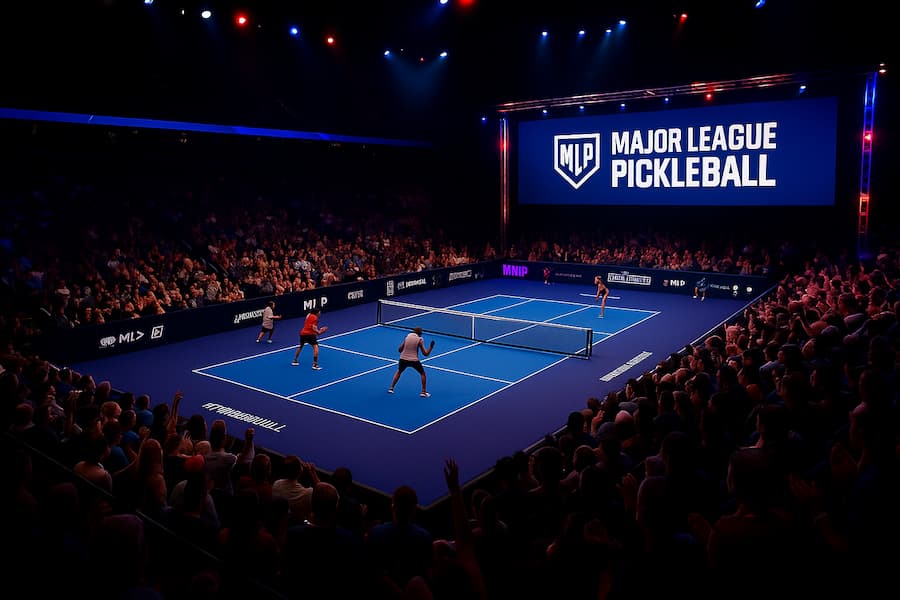 Pickleball major league event crowd