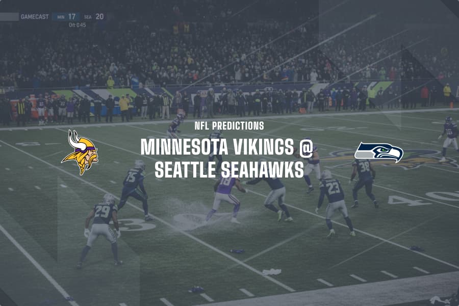 MIN Vikings @ SEA Seahawks NFL betting prediction