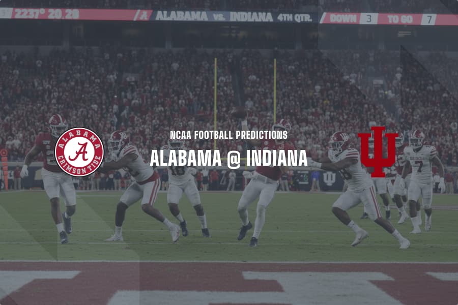 Alabama @ Indiana NCAAF tips