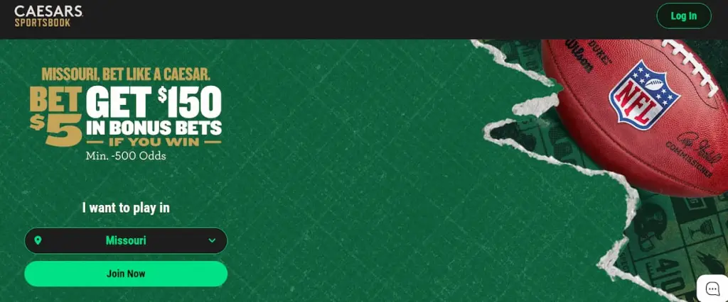 Caesars Missouri Offer