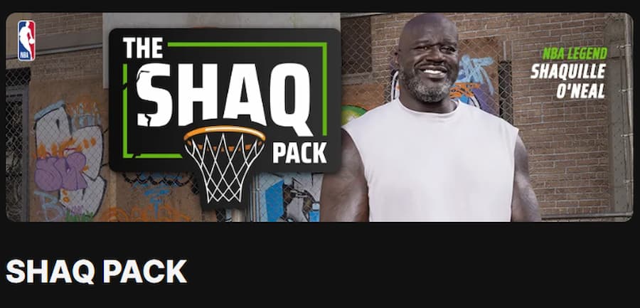 DraftKings NBA Shaq Pack Promo