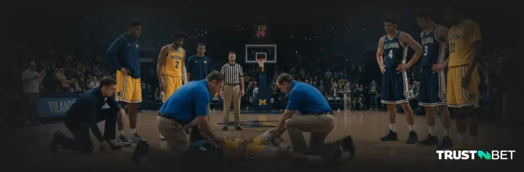 NBA game player injured