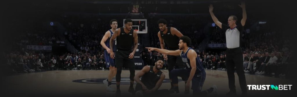 NBA Mid-game player injury