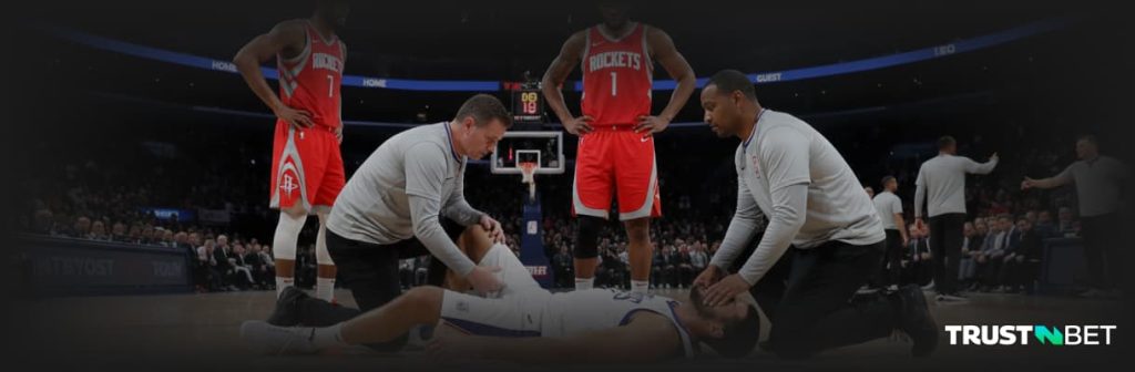 NBA player injured