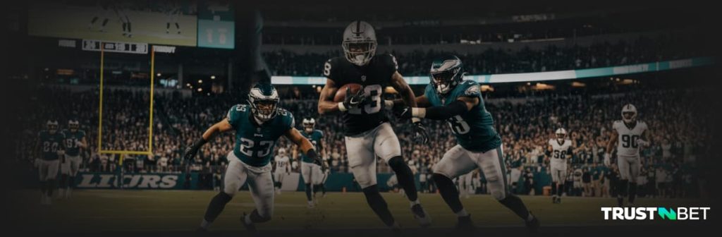 NFL in action mid-game