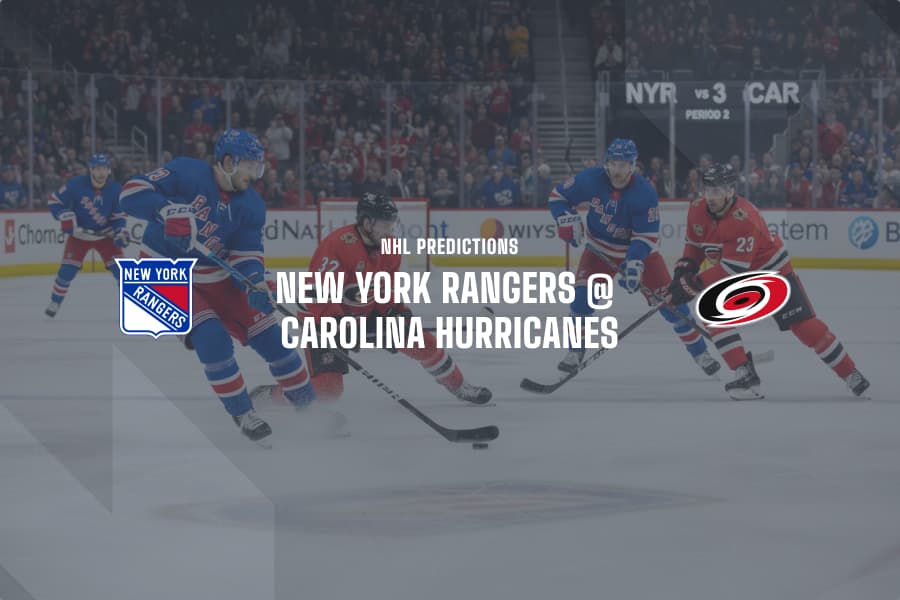 NY Rangers @ CAR Hurricanes NHL tips