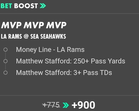 LA Rams @ SEA Seahawks NFL Same Game Parlay