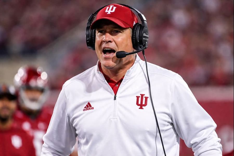 Curt Cignetti on the sideline