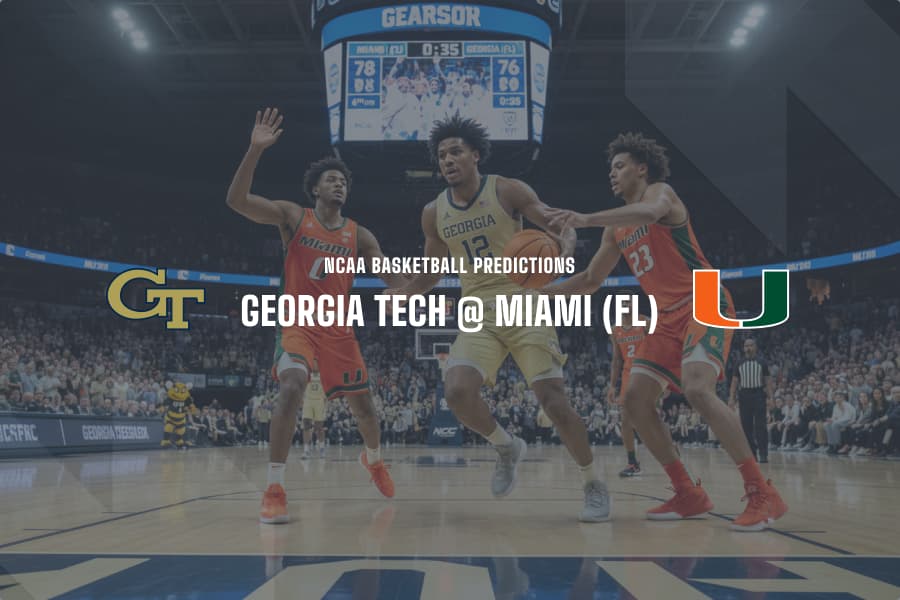 Georgia Tech @ Miami (FL) NCAAB tips