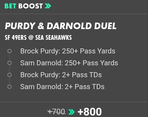 SF 49ers @ SEA Seahawks SGP