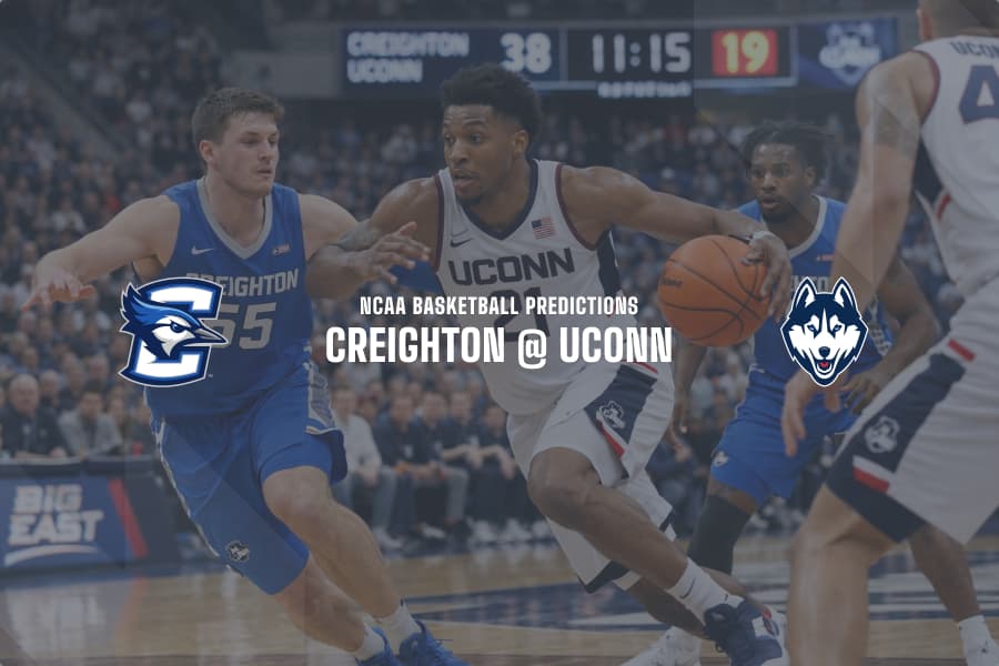 Creighton Bluejays @ UConn Huskies NCAAB 02/18/2026