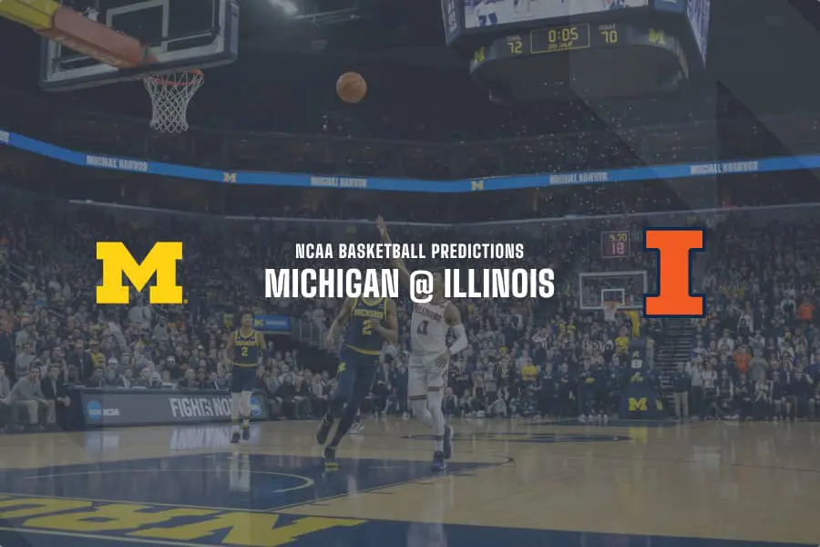 Michigan Wolverines @ Illinois Fighting Illini NCAAB 02/27/2026