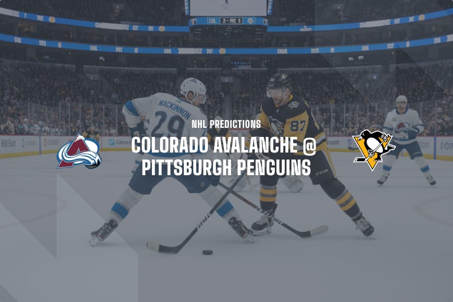 COL Avalanche @ PIT Penguins NHL Tips