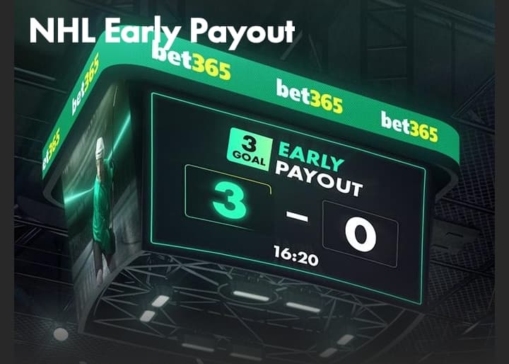 bet365 NHL Early Payout Offer