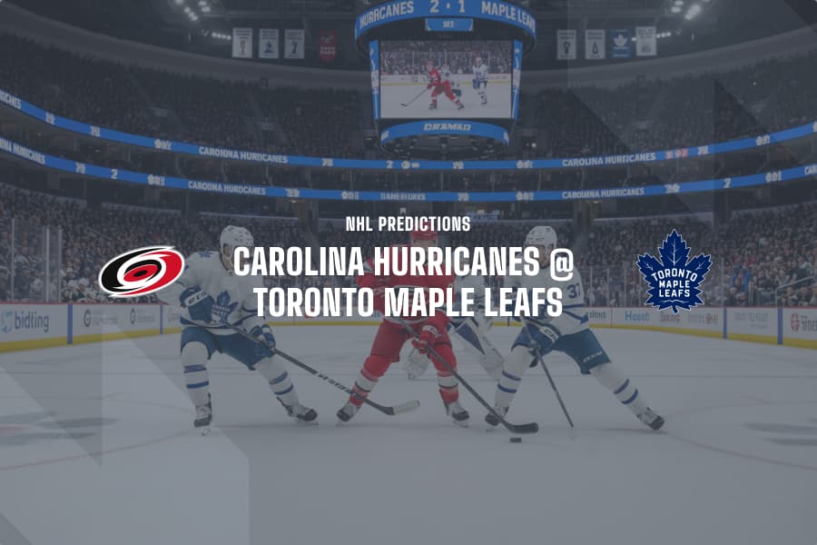 CAR Hurricanes @ TM Leafs NHL Tips