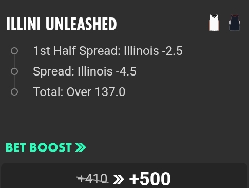 bet365 Illinois @ UConn SGP boost