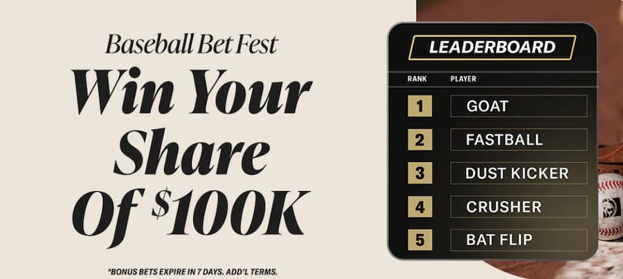 BetMGM Baseball Bet Fest