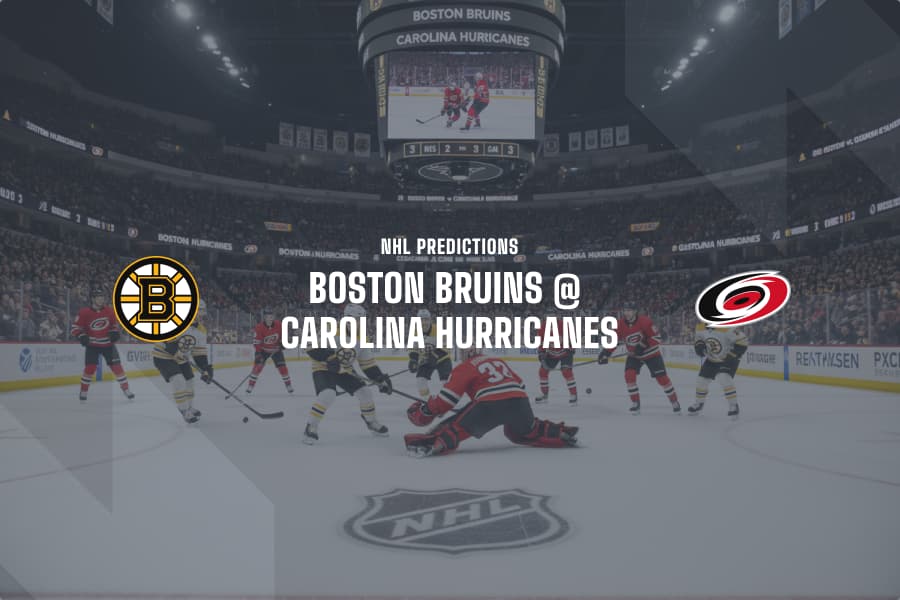BOS Bruins @ CAR Hurricanes NHL Tips