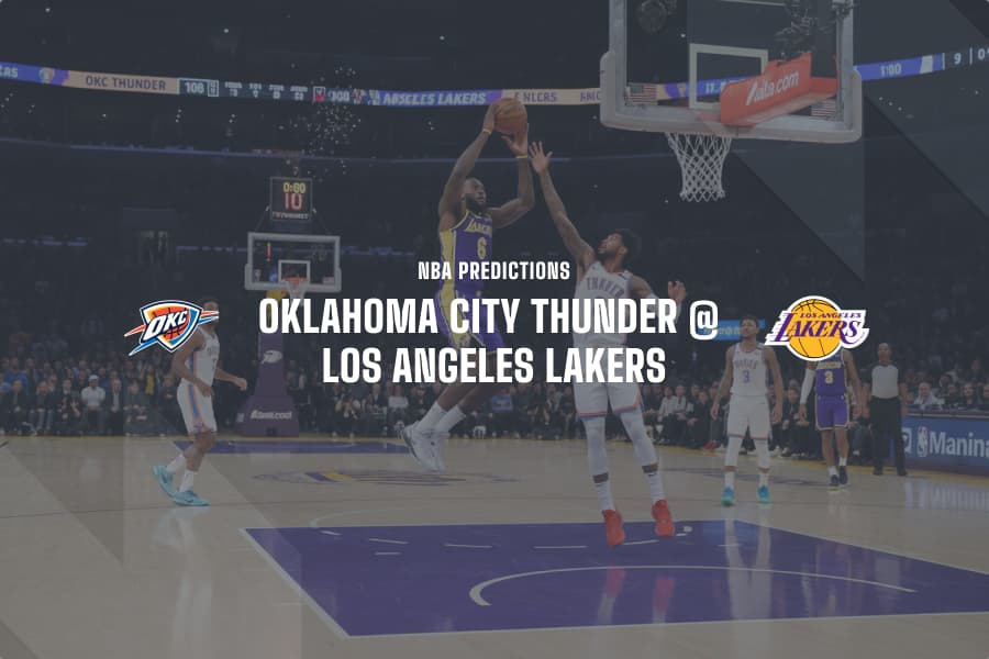 OKC Thunder @ LA Lakers NBA tips