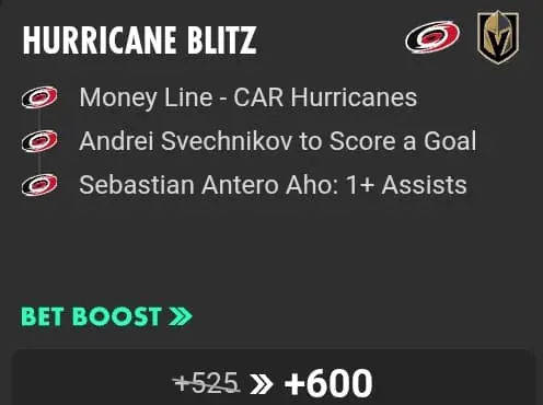 Hurricanes @ Golden Knights SGP