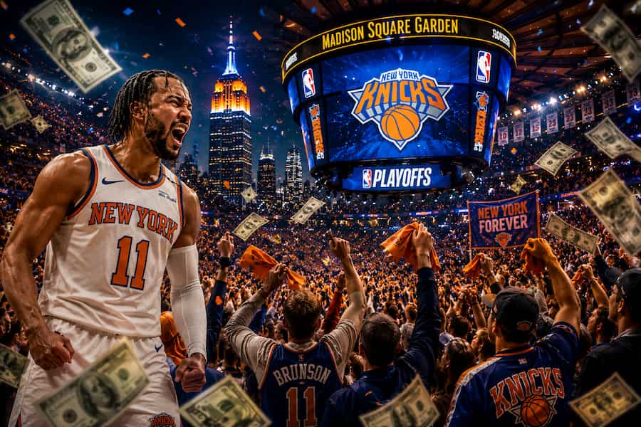New York Knicks playoff money