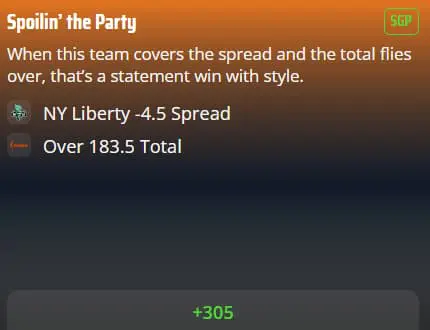 Liberty @ Sparks SGP