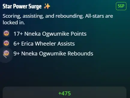 Sparks @ Sky WNBA SGP