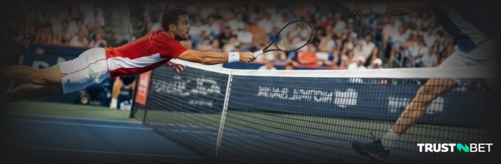Tennis in play