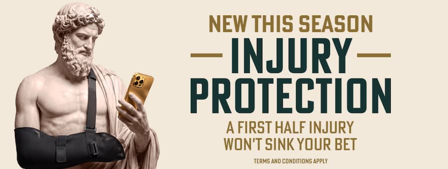 Caesars Injury Protection offer