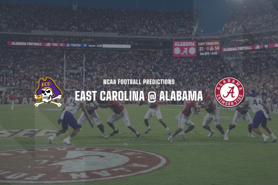 East Carolina @ Alabama NCAAF Tips