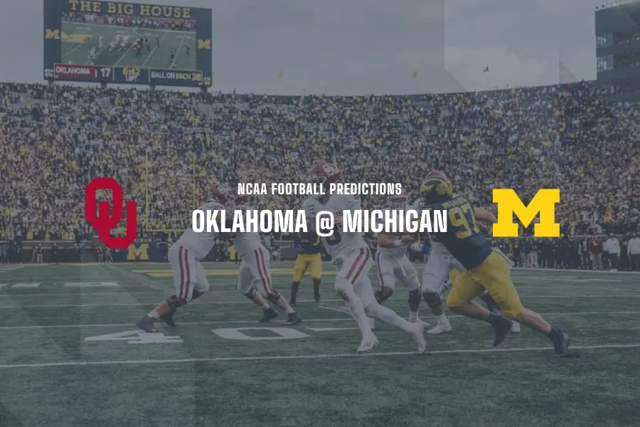 Oklahoma @ Michigan NCAAF Tips